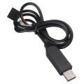FTDI RS232 USB-A male TTL to PVC cable